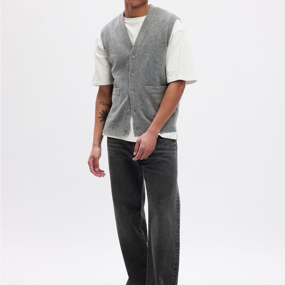 Marks & Spencer Light Gray Knit Vest
